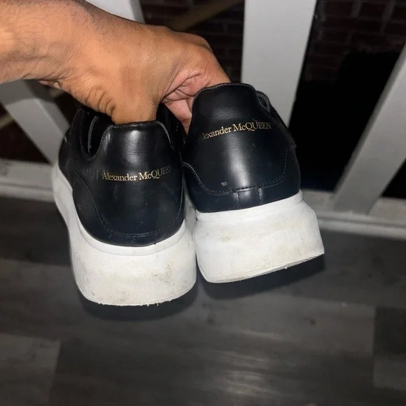 Alexander McQueen Black and White Sneakers